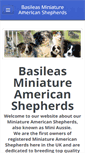 Mobile Screenshot of basileas-minis.com